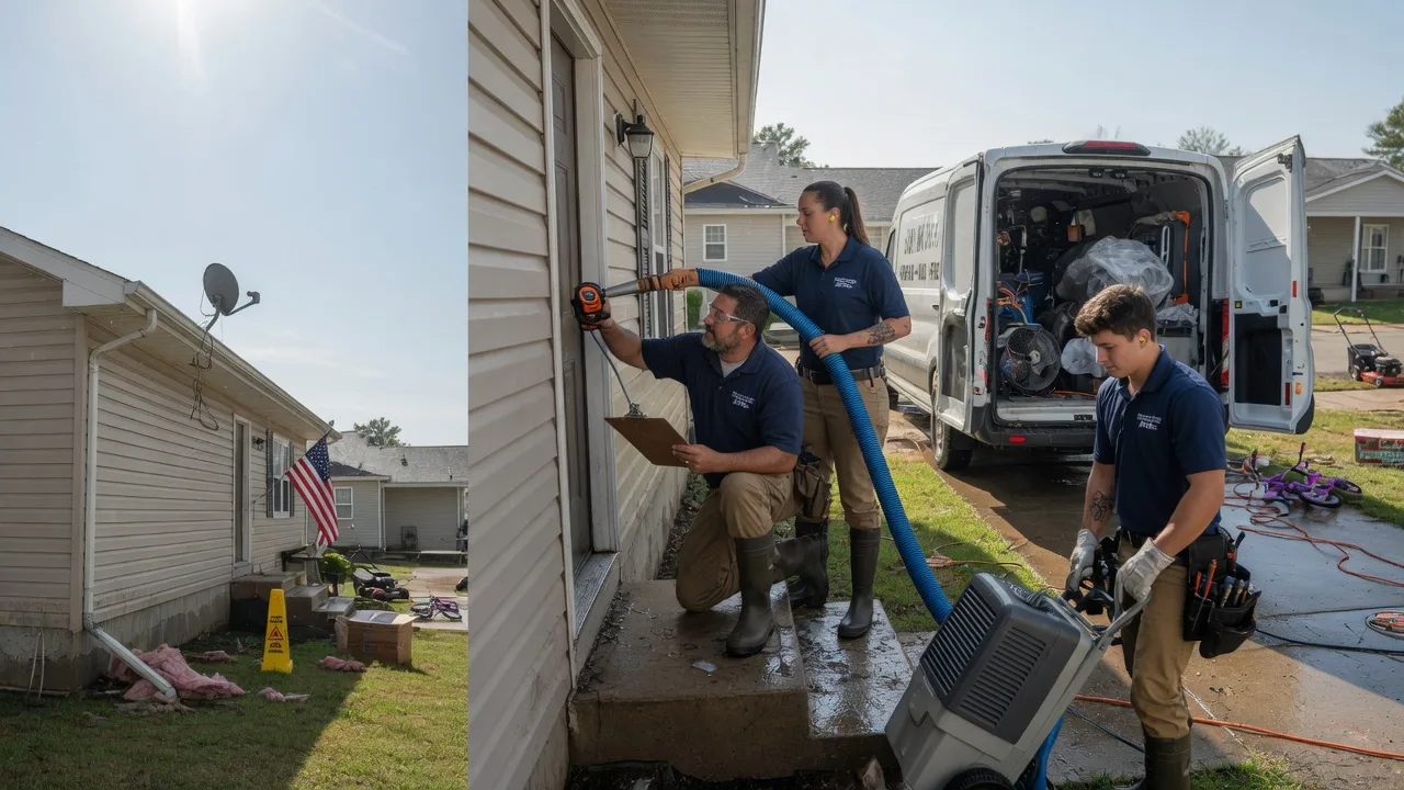 Ceiling Water Damage Restoration in Burbank, WA near me